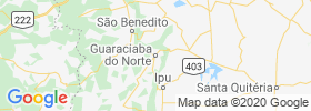 Guaraciaba Do Norte map
